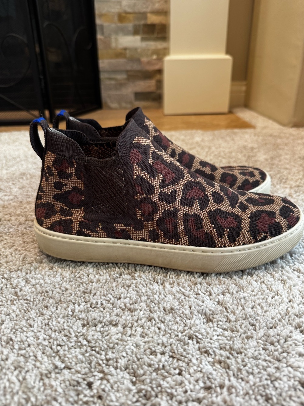 Rothy Chelsea Leopard Sneaker